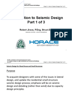 Seismic Design for Wood Houses and Small Structures