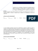 Ejercicio 7 de auditoría sobre procesos de ingeniería y calidad