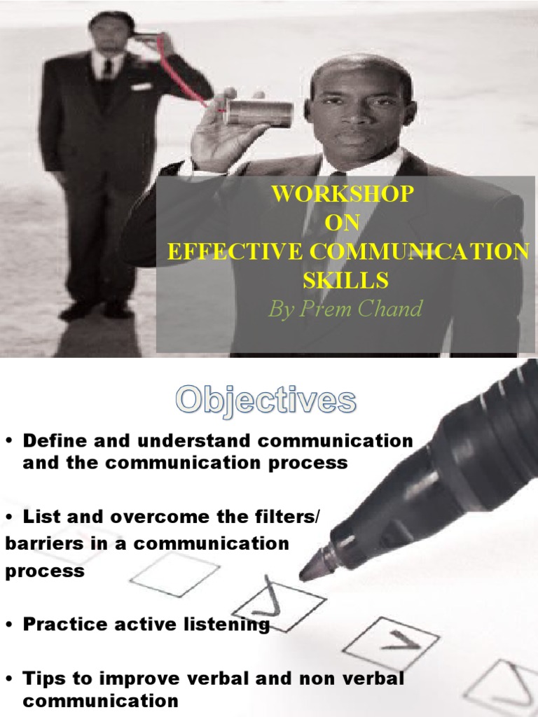 Workshop ON Effective Communication Skills: by Prem Chand | PDF ...