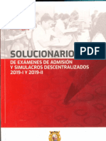 SOLUCIONARIO de Exámenes de Admision y Simulacros Descentralizados 2019-I y 2019-II OCA.pdf