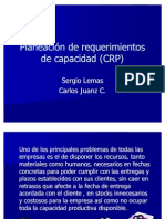 Planeación de Requerimientos de Capacidad (CRP)