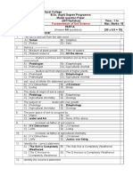 Soil Science Question Papers