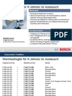 Warm Up Regulator - Bosch Ad Wpart Numbers