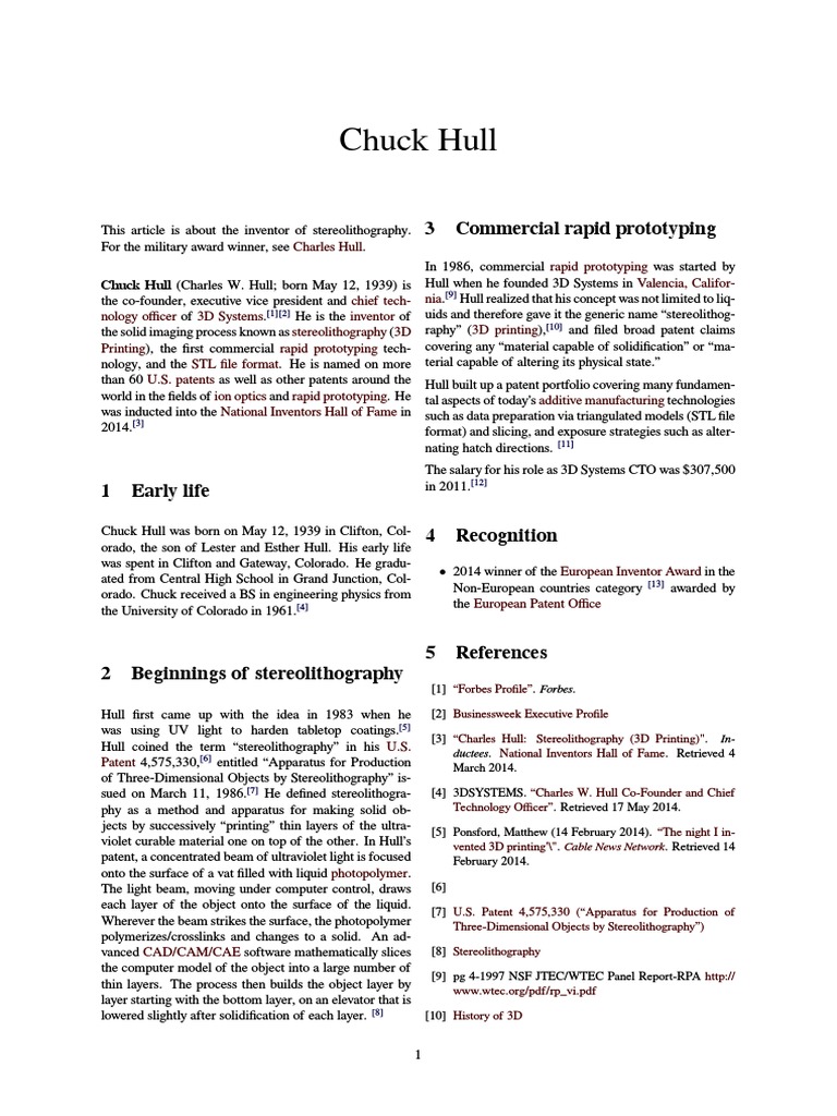 Chuck Hull Wiki | PDF