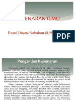 Filsafat Kebenaran Ilmu