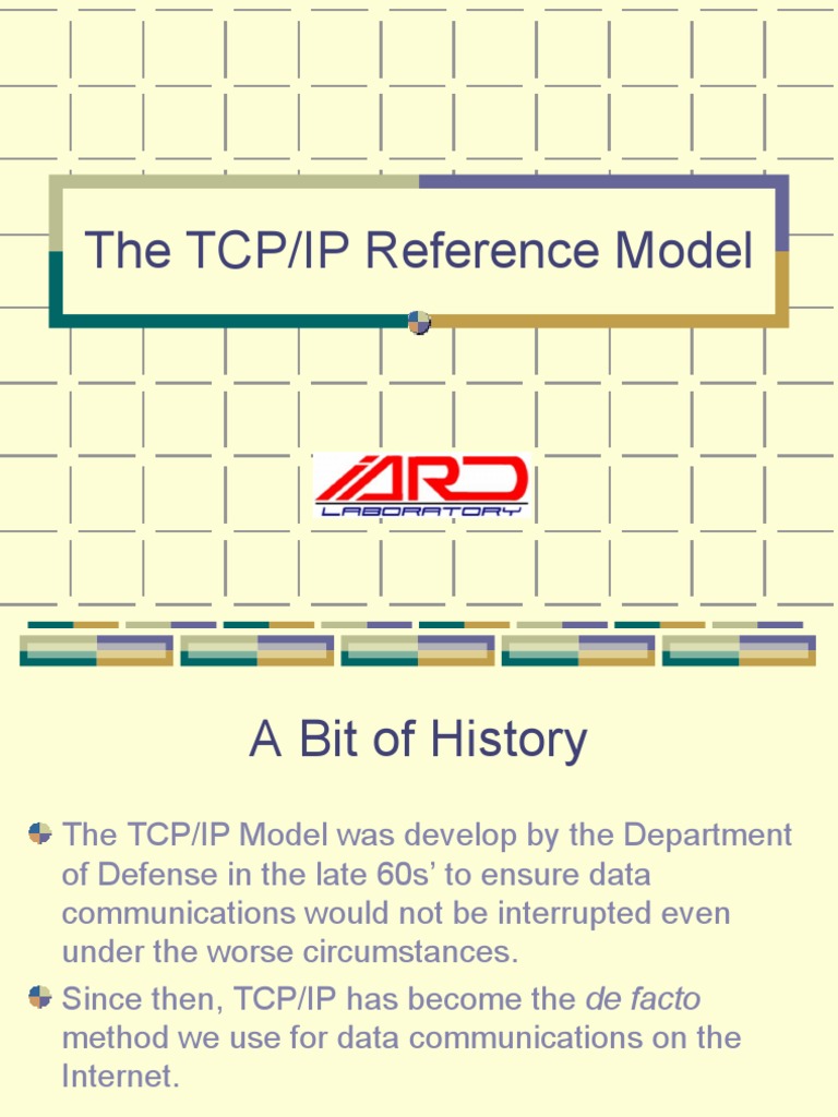 TCP/IP Reference Model Overview | PDF | Internet Protocols | Internet ...