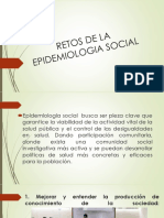 RETOS DE LA EPIDEMIOLOGIA SOCIAL