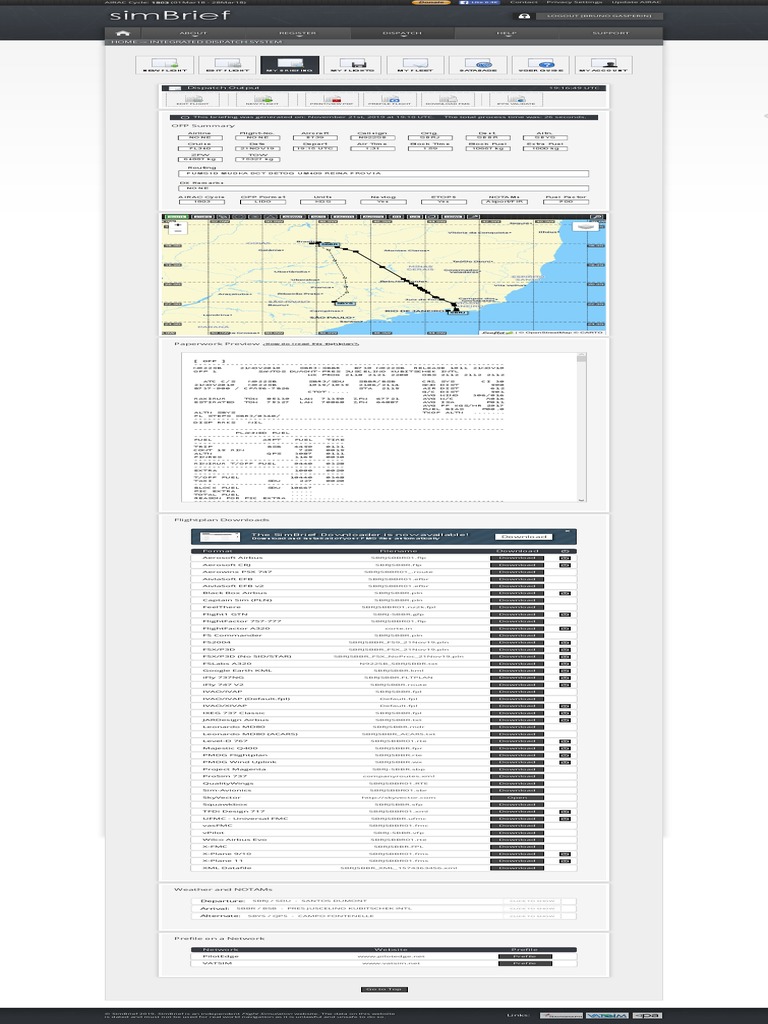 Virtual Flight Planning Solutions | PDF | Aviation | Aerospace