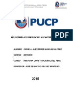 Historia constitucional peruana y debates sobre inamovilidad judicial