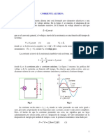 Corriente alterna: circuitos capacitivos e inductivos