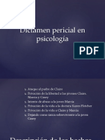 Dictamen pericial en psicología