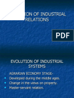 Evolution of Industrial Relations
