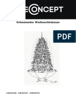 Schneiender Weihnachtsbaum