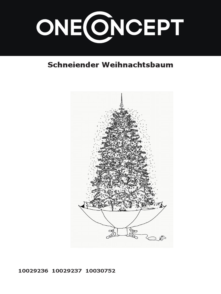 Schneiender Weihnachtsbaum