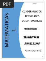 1o 2t Alumno - Matematicas Cuadernillo de Actividades