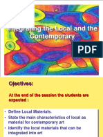 Lesson 10-Integrating The Local and The Contemporary
