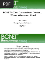 2009 Going Green Data Center Presentation