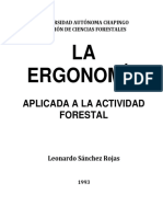 La Ergonomía Aplicada A La Actividad Forestal. L.S.R. (1993) - DICIFO-UACh.