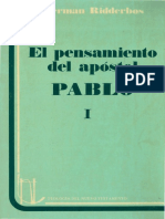 (Herman Ridderbos) El Pensamiento Del Ap Stol Pabl PDF