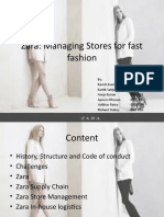 Zara: Managing Stores For Fast Fashion