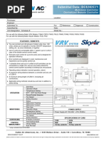 SDS DCS302C71 Centralized Controller