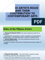 CAR National Artists in The Philippines July 29-August 2, 2019