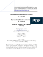 El Pensamiento Historico en La Didactica de La Historia PDF