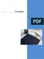 Cálculo de Cardápio PDF