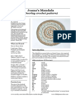 Joanas Mandala Overlay Crochet Pattern