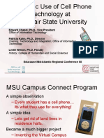 Academic Use of Cell Phone Technology at Montclair State University