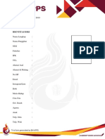 Formulir RAJA Brawijaya 2019