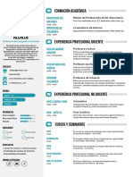 Curriculum Profesor Plantilla 1 PDF