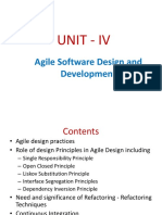 Agile Software Design and Development Principles