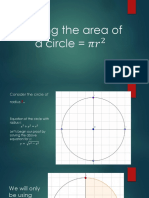 Area of A Circle