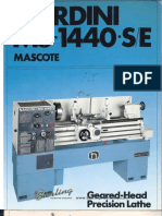 Brochure Torno Nardini Mascote 1440