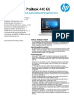 HP ProBook 440 G6 Características PC Portátil PDF