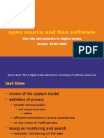 Open Source and Free Software: FDM 20c Introduction To Digital Media