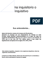 Sistema Inquisitorio o Inquisitivo