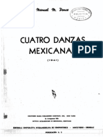 Manuel M. Ponce Cuatro Danzas Mexicanas