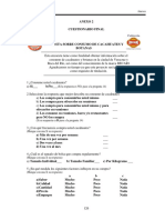 Encuesta sobre consumo de cacahuates y botanas en Veracruz