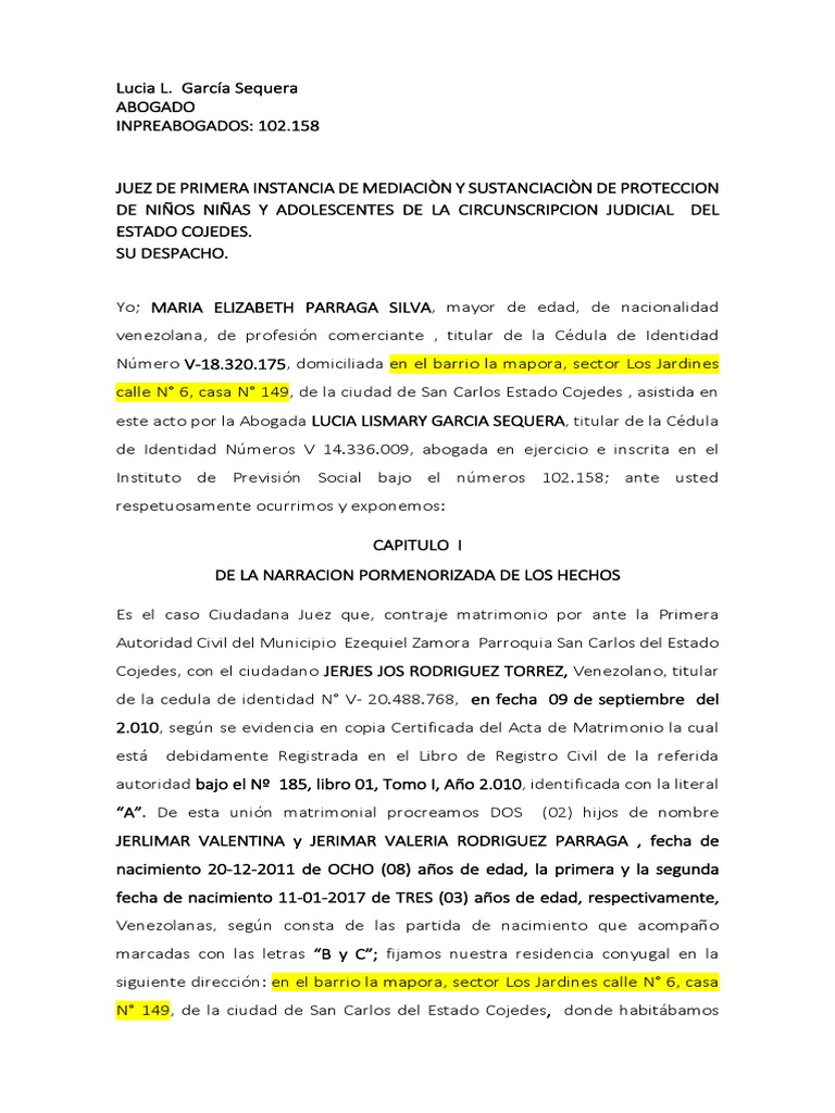 Divorcio Por Desafecto Con Niños | PDF | Divorcio | Separación de poderes