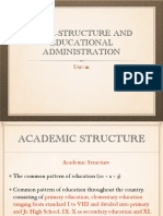 India - Structure and Educational Administration