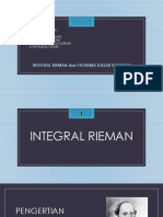 Integral Rieman Dan Teorema Dasar Kalkulus