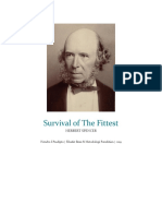 Survival of The Fittest - Herbert Spencer