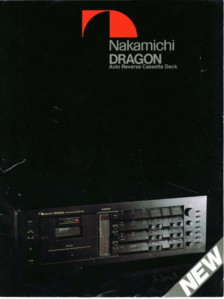 Nakamichi DRAGON Cassette Deck Compact Cassette Devices