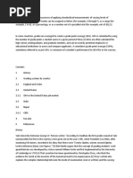 Grading in Education Is The Process of Applying Standardized Measurements of Varying Levels of Achievement in A Course