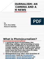 CAMPJ - Photojournalism and Caption Writing Lect 6