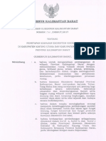 SK Gubernur Kalbar No.718/DISHUT/2017 Tentang Penetapan KEE Di Kabupaten Ketapang Dan Kayong Utara PDF