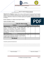 Guía de Observación-Uso de Plataforma