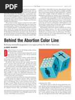 Behind The Abortion Color Line: Reducing Unintended Pregnancies Is An Urgent Priority For African-Americans